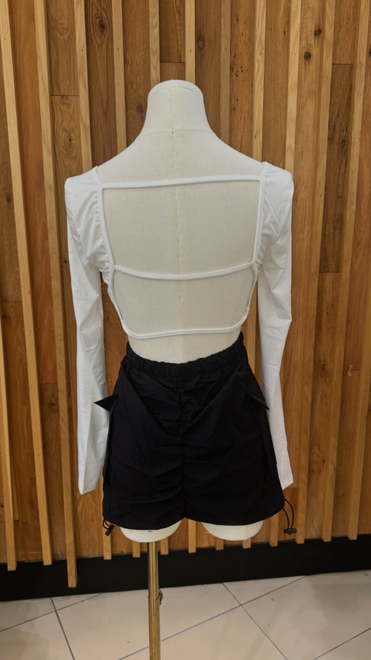 Cargo Skirt Black
