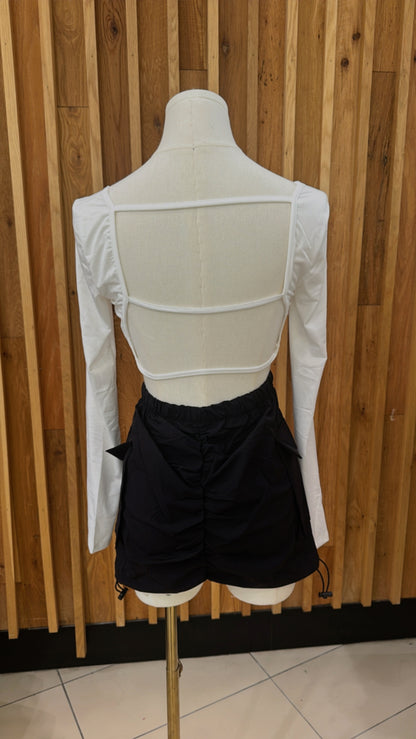 Cargo Skirt Black