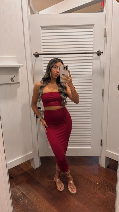 Lauren Set Burgandy PREORDEN