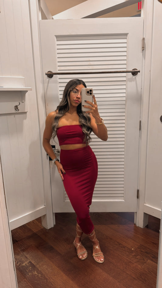 Lauren Set Burgandy PREORDEN