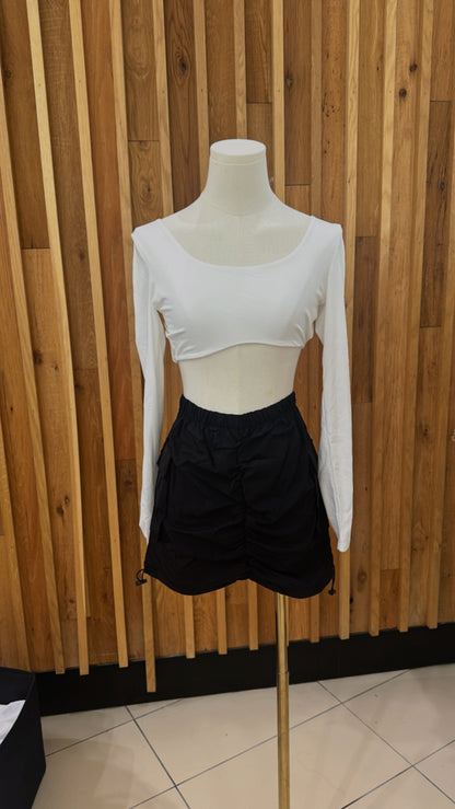 Cargo Skirt Black
