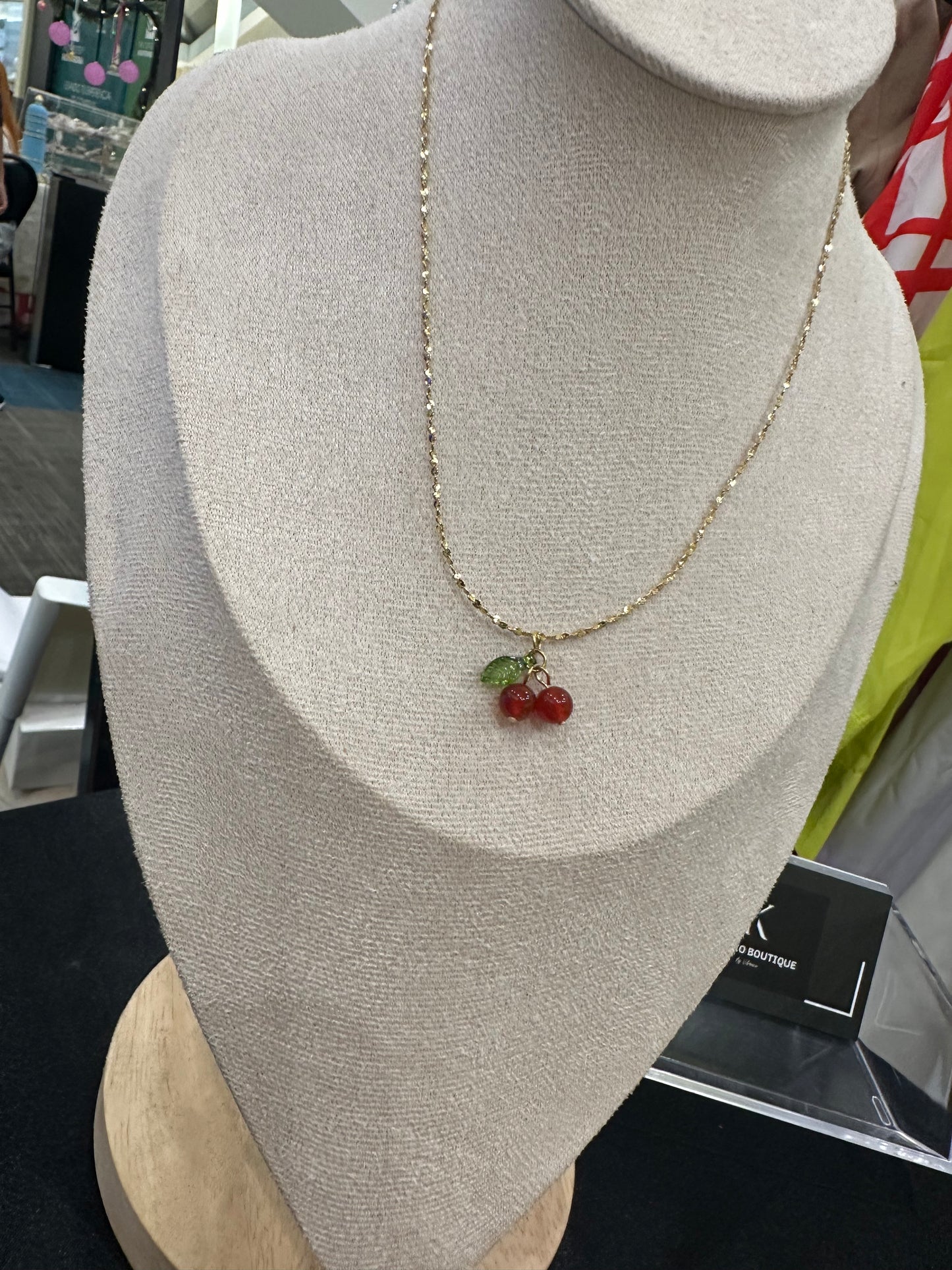 Necklace Cherry Red